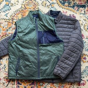 johnnie-O Puffer Jacket and Vest